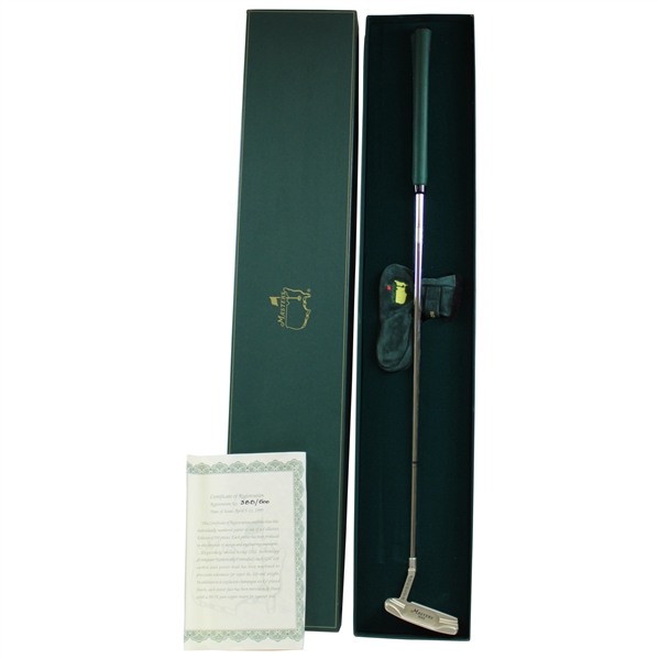 1999 Masters Tournament Ltd Ed Putter #388/500 in Original Box with Headcover & Certificate