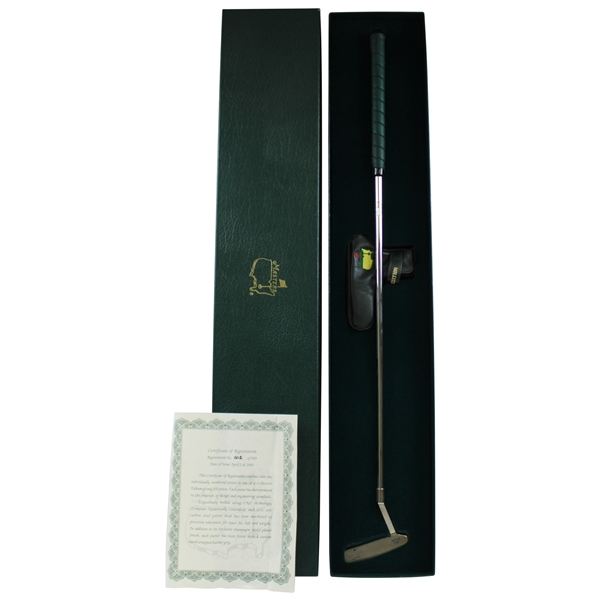 2001 Masters Tournament Ltd Ed Putter #102/950 in Original Box with Headcover & Certificate