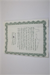 2001 Masters Tournament Ltd Ed Putter #102/950 in Original Box with Headcover & Certificate
