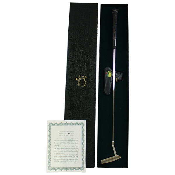 2002 Masters Tournament Ltd Ed Putter #040/750 in Original Box with Headcover & Certificate