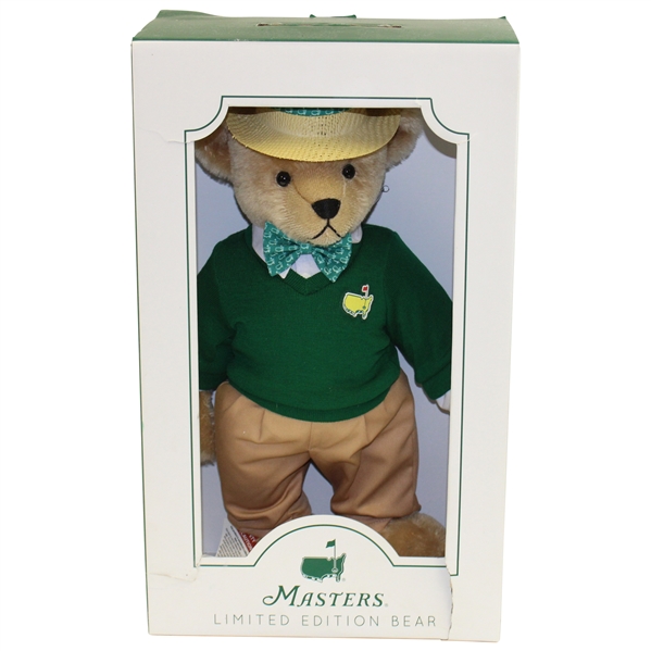 Masters Tournament Home Collection Ltd Ed #117/200 Bear New in Box - Unopened