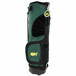 2000 Masters Tournament Green & Black Full Size Golf Stand Bag with 2000 Bag Tag