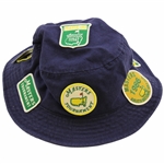 Masters & Augusta National Miscellaneous Patches Navy Bucket Hat - Size L/XL