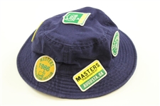 Masters & Augusta National Miscellaneous Patches Navy Bucket Hat - Size L/XL