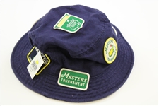 Masters & Augusta National Miscellaneous Patches Navy Bucket Hat - Size L/XL