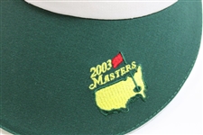 2020 Masters Ladies Pink Hat with 2003 Masters Ladies Green Clip Visor