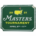 2021 Masters Tournament April 8th-11th Plastic Logo Sign - New Unopened