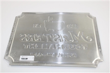2021 Masters Tournament April 8th-11th Plastic Logo Sign - New Unopened