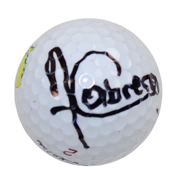 Angel Cabrera Signed Titleist Masters Logo Golf Ball JSA ALOA