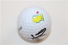 Angel Cabrera Signed Titleist Masters Logo Golf Ball JSA ALOA