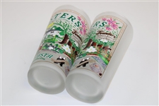 Pair of Masters Cat Studio Frosted Drinking Glasses New in Original Box