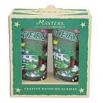 Pair of Masters Cat Studio Frosted Drinking Glasses New in Original Box