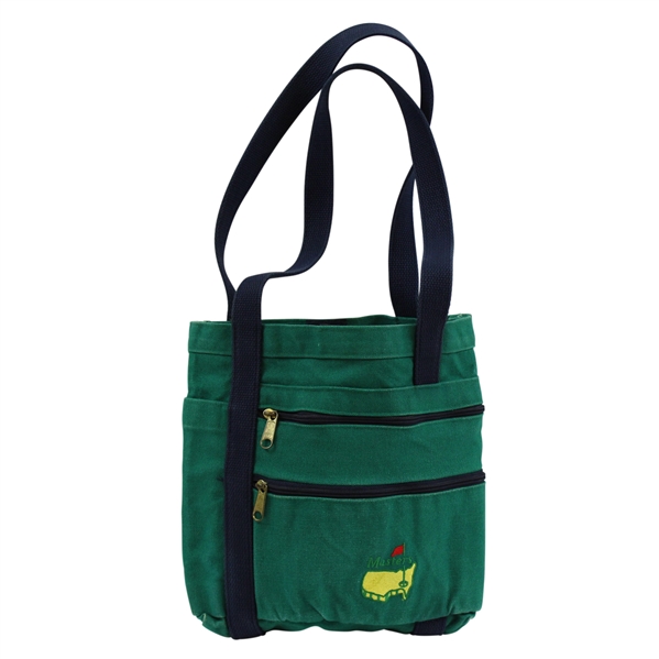 Green Canvas Masters Bag with Handles from Augusta National Golf Shop
