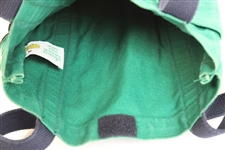 Green Canvas Masters Bag with Handles from Augusta National Golf Shop