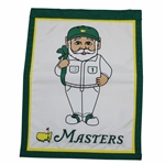 Masters Caddy Gnome Garden Flag with Embroidered Masters
