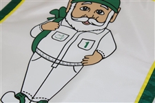 Masters Caddy Gnome Garden Flag with Embroidered 'Masters'