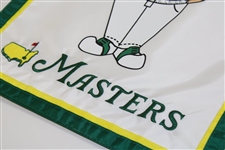 Masters Caddy Gnome Garden Flag with Embroidered 'Masters'