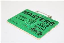 Bob Goalby Signed 1968 Masters SERIES Badge #23441 JSA ALOA