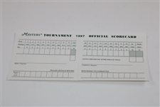 1997 Masters Tournament Official Scorecard - Tiger Woods First Masters Win