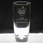 1995 Masters Eagle Hole #13 Crystal Highball Glass Awarded to Mark Calcavecchia
