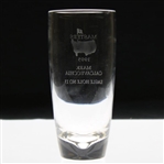 1995 Masters Eagle Hole #13 Crystal Highball Glass Awarded to Mark Calcavecchia
