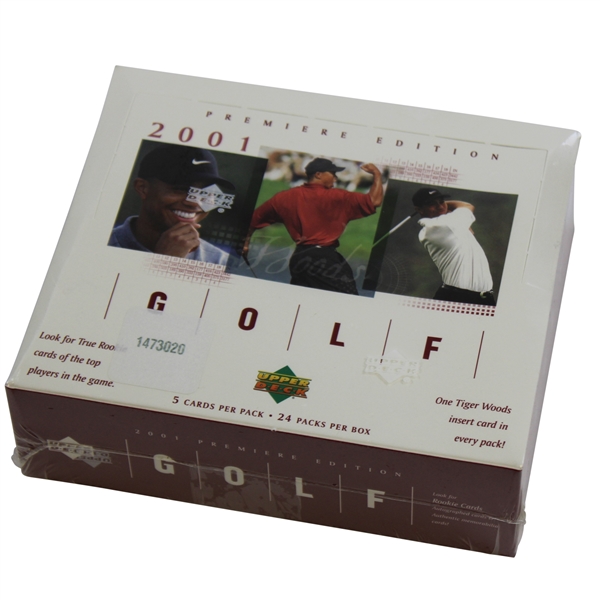 2001 Upper Deck Premiere Edition Full Box of 24 Packs - Unopened