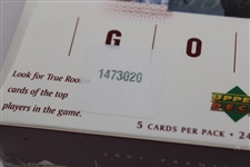 2001 Upper Deck Premiere Edition Full Box of 24 Packs - Unopened