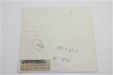 Two President Eisenhower Wire Photos with One Mamie with Arnie at Augusta Wire Photo