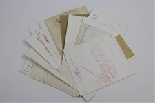 Twenty (20) President Eisenhower 1950's Military & Presidential Wire Photos with Some Golf