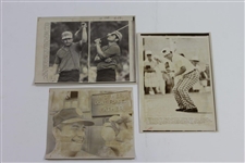 Lee Trevino Group of Ten (10) Wire Photos - Various Years & Dimensions