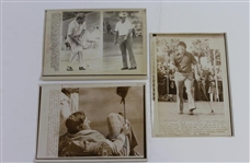 Lee Trevino Group of Ten (10) Wire Photos - Various Years & Dimensions