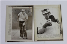 Lee Trevino Group of Ten (10) Wire Photos - Various Years & Dimensions