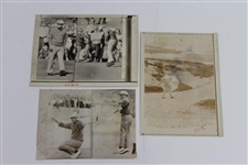 Lee Trevino Group of Ten (10) Wire Photos - Various Years & Dimensions