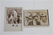 Lee Trevino Group of Ten (10) Wire Photos - Various Years & Dimensions
