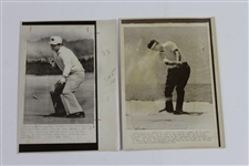 Lee Trevino Group of Ten (10) Wire Photos - Various Years & Dimensions