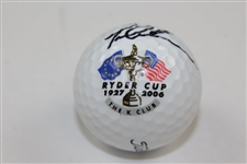 Tom Lehman Signed 2006 Ryder Cup Golf Ball JSA ALOA