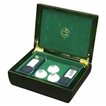 2016 Masters Tournament Ltd Ed Commemorative Set of Golf Balls in Emerald Wood Box