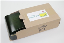 2016 Masters Tournament Ltd Ed Commemorative Set of Golf Balls in Emerald Wood Box