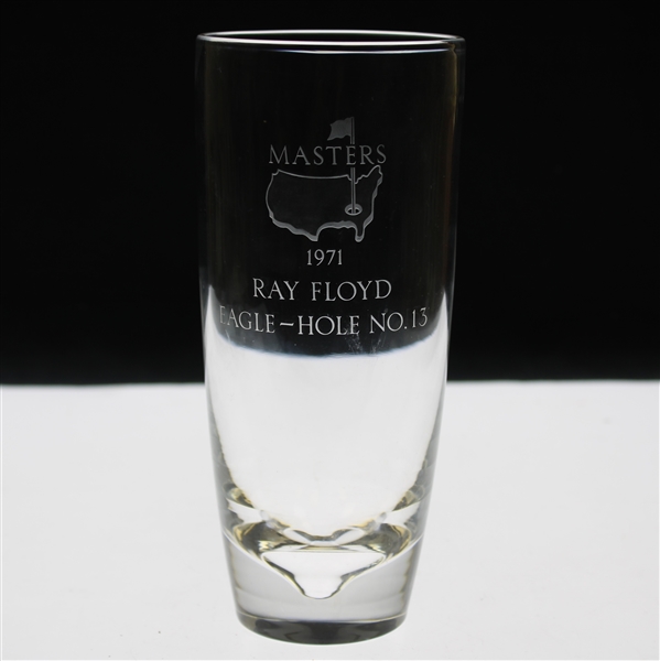 Ray Floyds 1971 Masters Tournament Hole No. 13 Steuben Crystal Eagle Glass