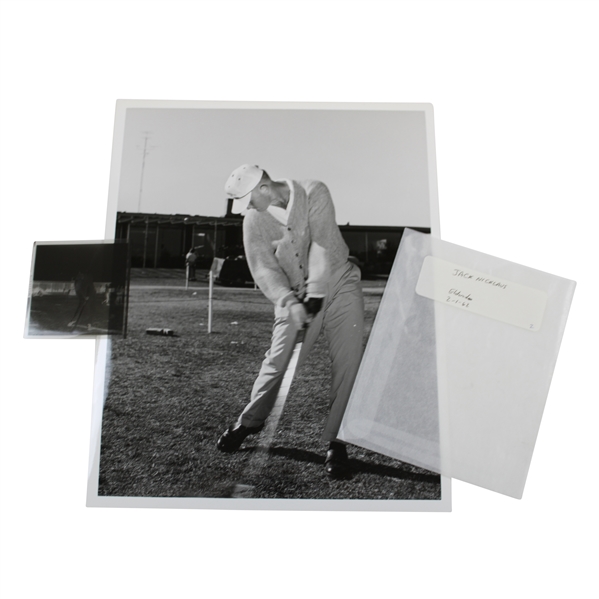 Jack Nicklaus Eldorado 2-1-1962 Photo with Original Negative
