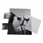 Arnold Palmer Post-Swing Photo with Original Negative & Small Photo