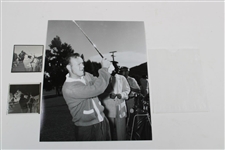 Arnold Palmer Post-Swing Photo with Original Negative & Small Photo
