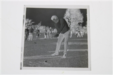 Jack Burke Jr. Downswing Alex J. Morrison Photo with Original Negative & Small Photo