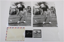 Lee Trevino Near Contact Alex J. Morrison Photos with Original Negative & Small Photo