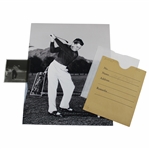 Gary Player Pre-Swing 2/4/1961 Alex J. Morrison Photo with Original Negative