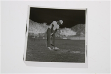 Gene Littler 2/6/1966 Downswing Alex J. Morrison Photo with Original Negative & Small Photo