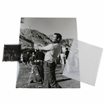Hall of Famer Sandy Koufax Post-Swing Alex J. Morrison Photo with Original Negative & Small Photo