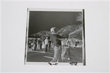 Hall of Famer Sandy Koufax Post-Swing Alex J. Morrison Photo with Original Negative & Small Photo