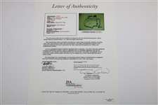 Tiger Woods & Jack Nicklaus Signed 2005 Masters Embroidered Flag JSA #B47344