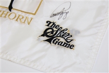 Arnold Palmer, Payne Stewart, Couples & Azinger Signed Skins Game at Bighorn Course Flag JSA ALOA